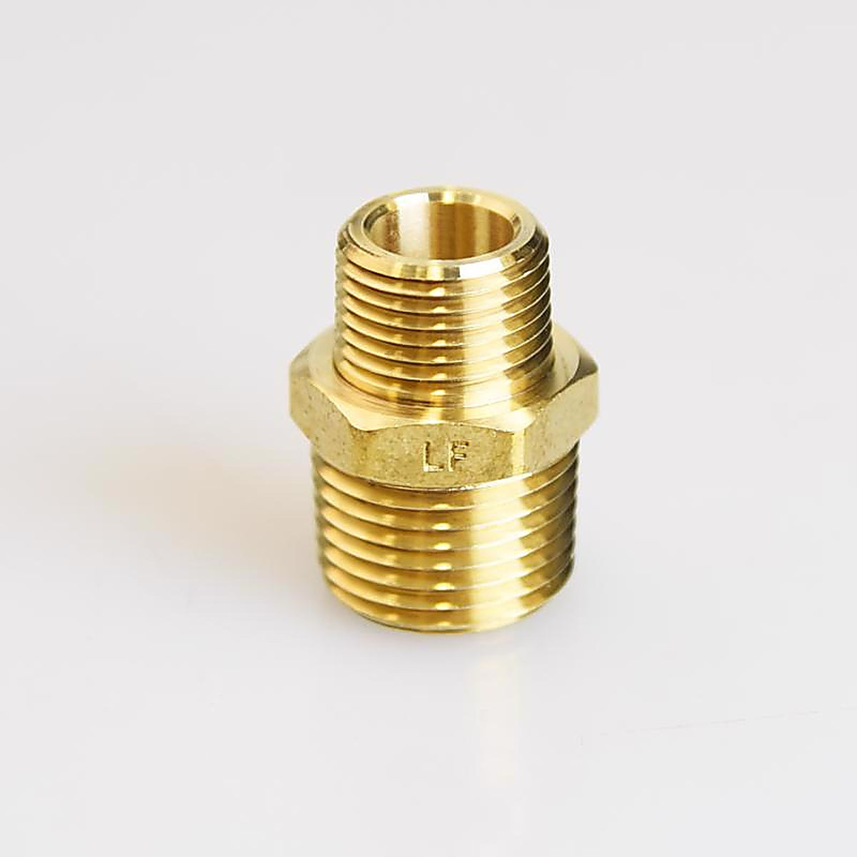 ATC - 6JC101010721018 - 1/2 In. MPT X 3/8 In. D MPT Brass Reducing HEX Nipple