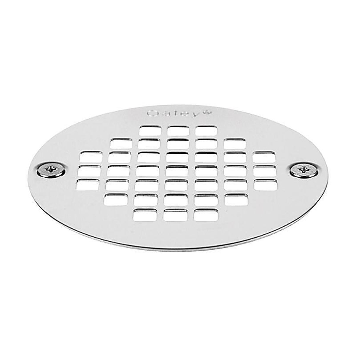 Oatey 42358 3-3/8 in. Polished Chrome Stainless Steel Shower Drain Strainer