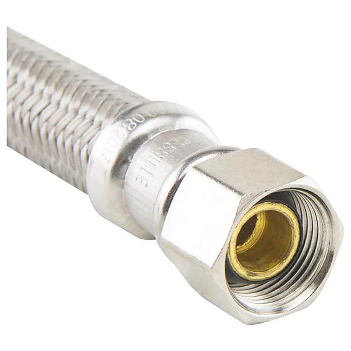 Brasscraft - B1-20KC F - Speedi Plumb Plus 3/8 In. Compression Piece X 3/8 In. D OD 20 In. Polymer Faucet Supply Line