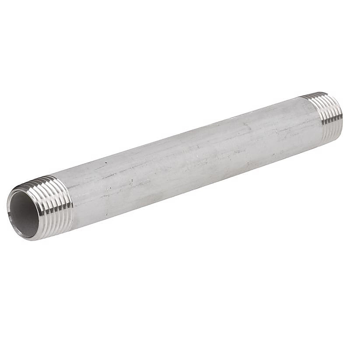 Anvil - 4321000690 - 3/4 In. Threaded X 3/4 In. D Threaded Stainless Steel 8 In. L Nipple