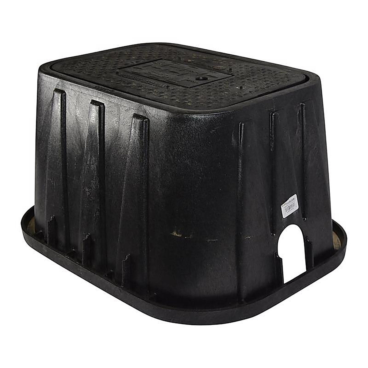 NDS - D1200-DIRB - 19 In. W X 12 In. H Rectangular Valve Box with Cover Black