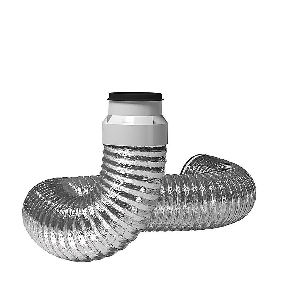 Imperial - VT0762 - Quick Connect 2 Ft. L X 4 In. D Silver/White Aluminum/Plastic Quick Connect Kit