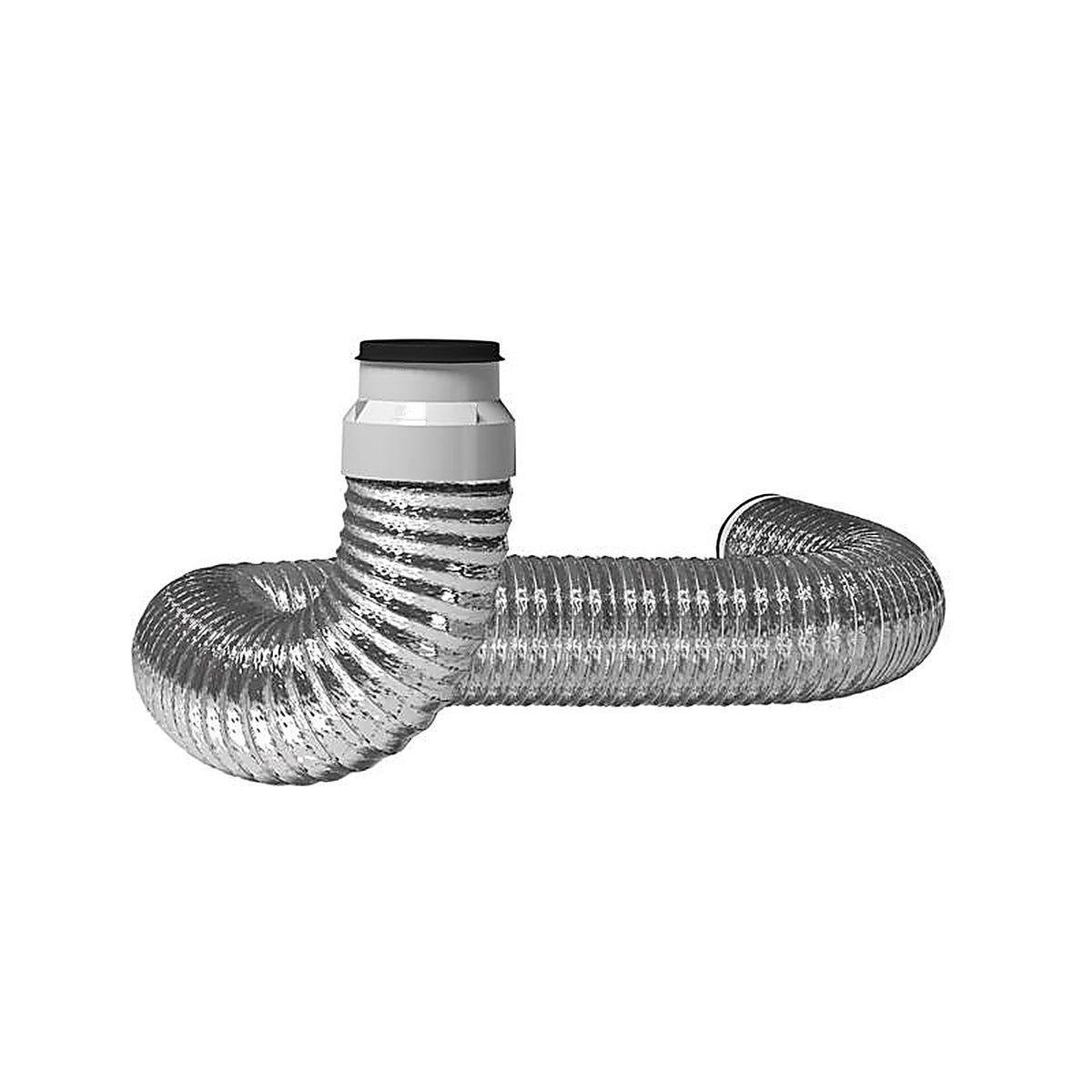 Imperial - VT0763 - Quick Connect 6 Ft. L X 4 In. D Silver/White Aluminum/Plastic Quick Connect Kit