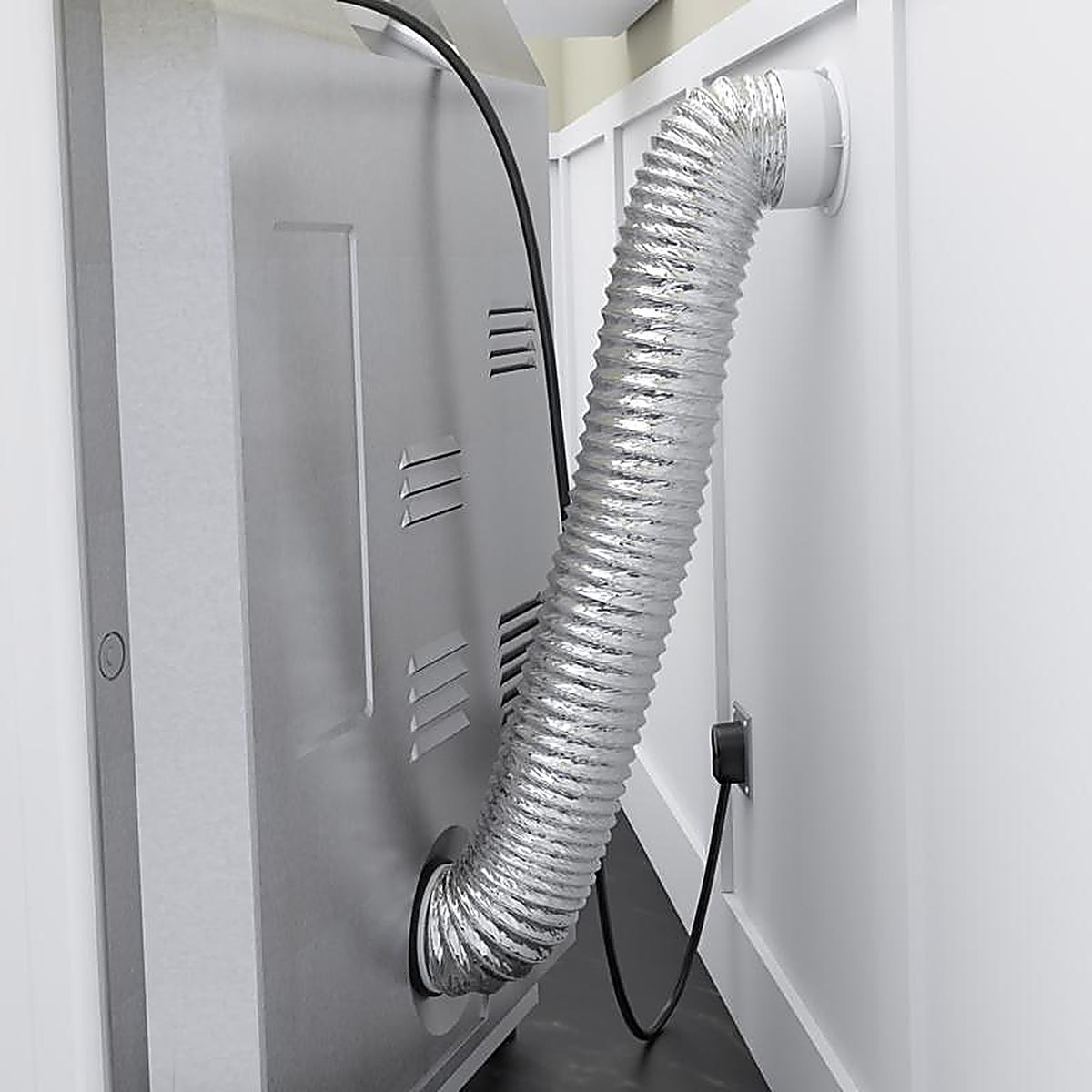 Imperial - VT0763 - Quick Connect 6 Ft. L X 4 In. D Silver/White Aluminum/Plastic Quick Connect Kit