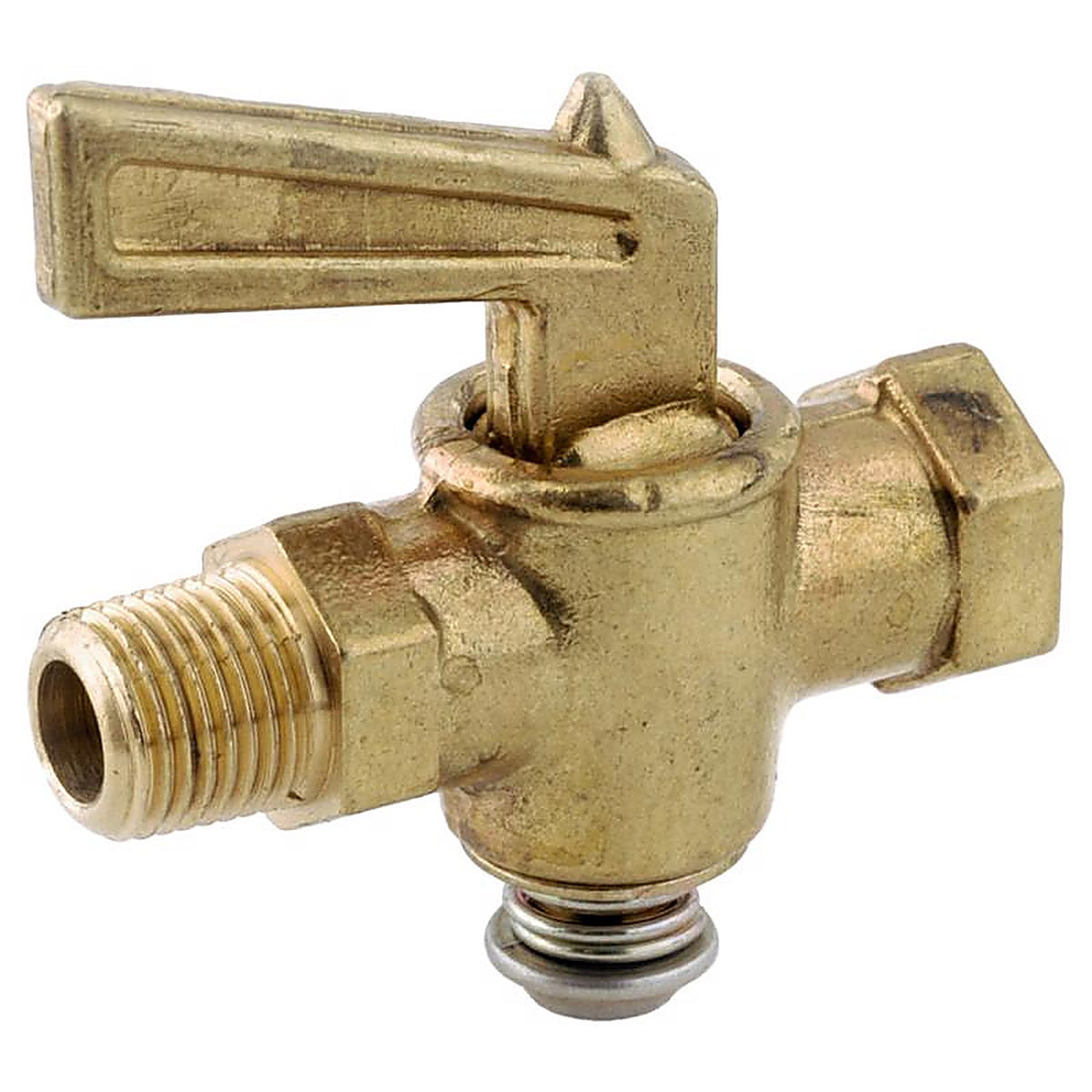 Anderson Metals - 59235-02AH - 1/8 In. MIP In. X 1/8 In. D Fip Brass Pipe Valve