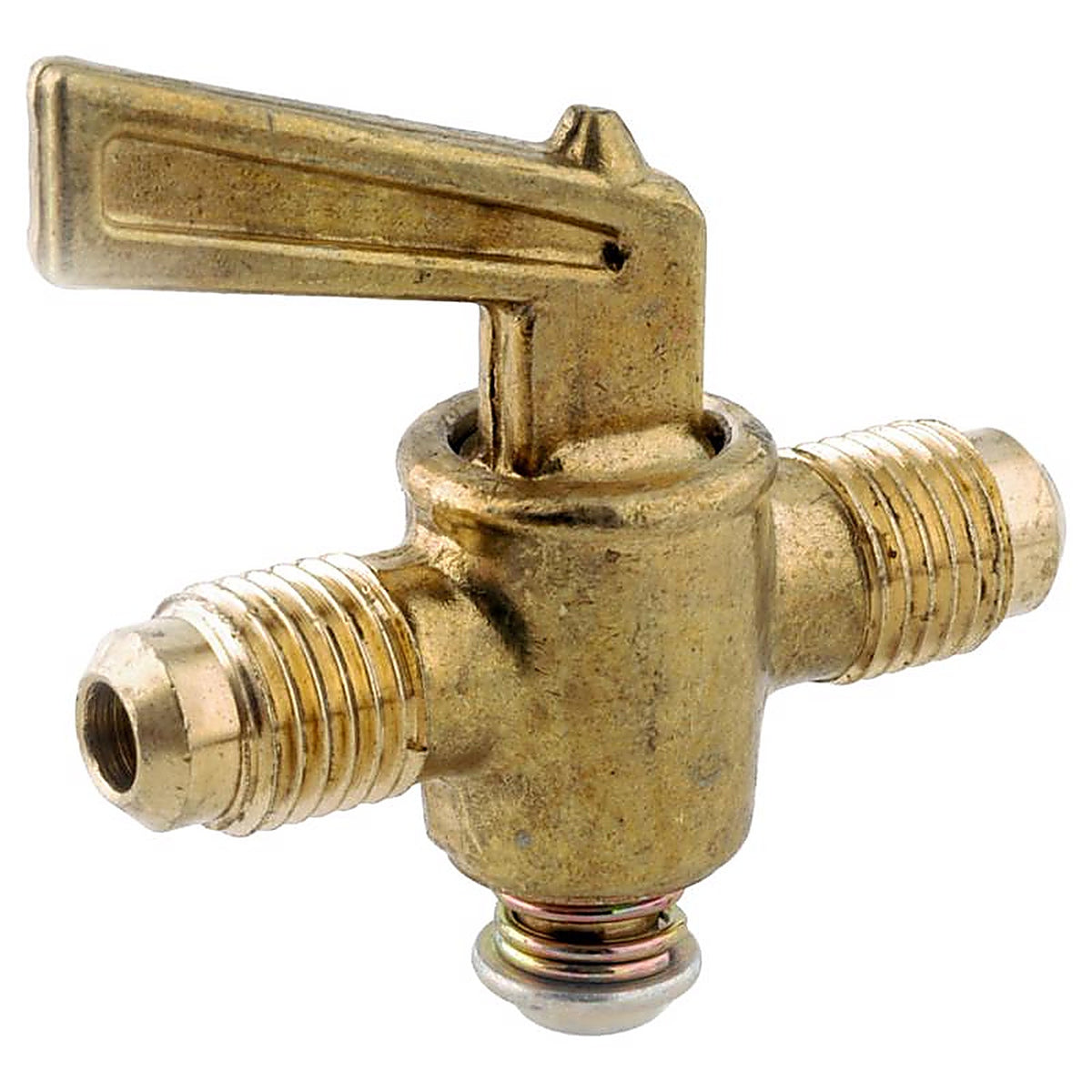 Anderson Metals - 59210-04AH - 1/4 In. Flare In. X 1/4 In. Flare Brass Shut Off Cock