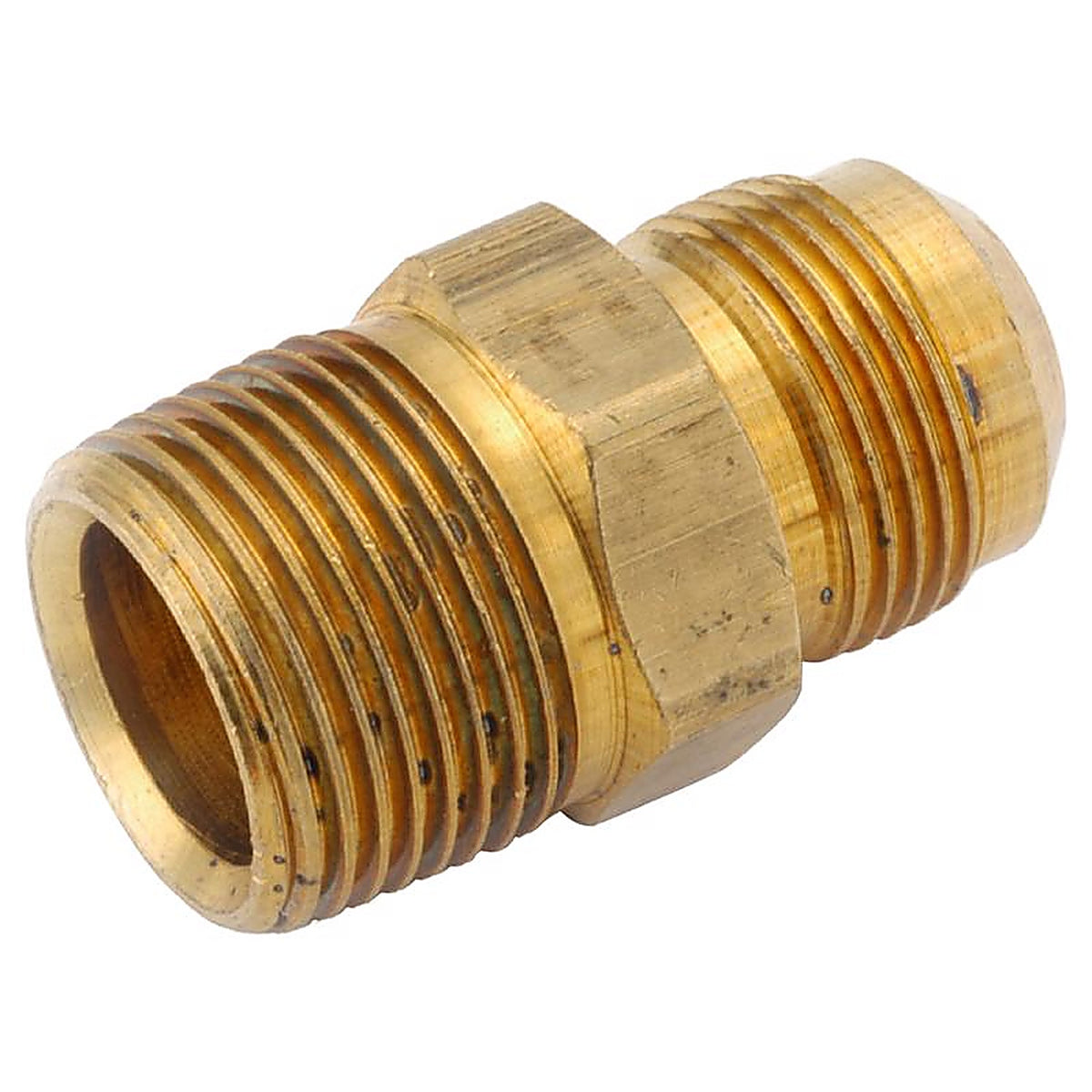 Anderson Metals - 54748-1512AH - 15/16 In. Male Flare In. X 3/4 In. D Brass Gas Appliance Adapter