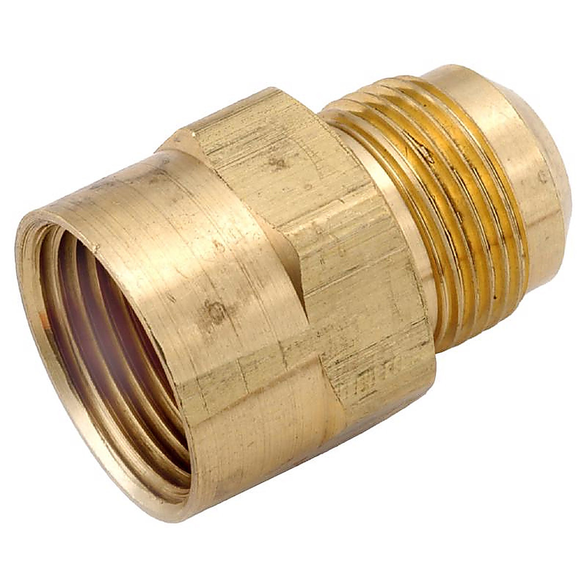 Anderson Metals - 54746-1512AH - 15/16 In. Flare In. X 3/4 In. D Fip Brass Coupling