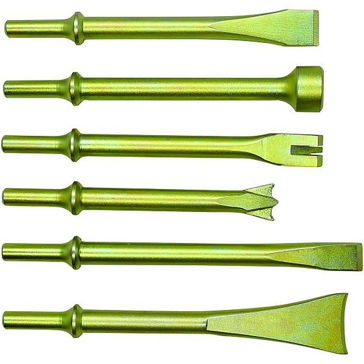 Astro Pneumatic - 401K6 - 6pc Heavy Duty Thor Air Hammer, Chisel and Cutter Bit Set .401 Shank