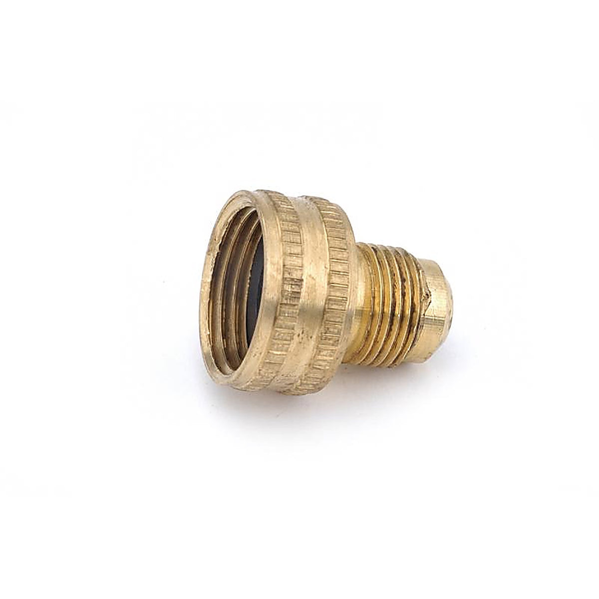 Anderson Metals - 57499-0412AH - 3/4 In. Female Hose In. X 1/4 In. D Male Flare Brass Adapter