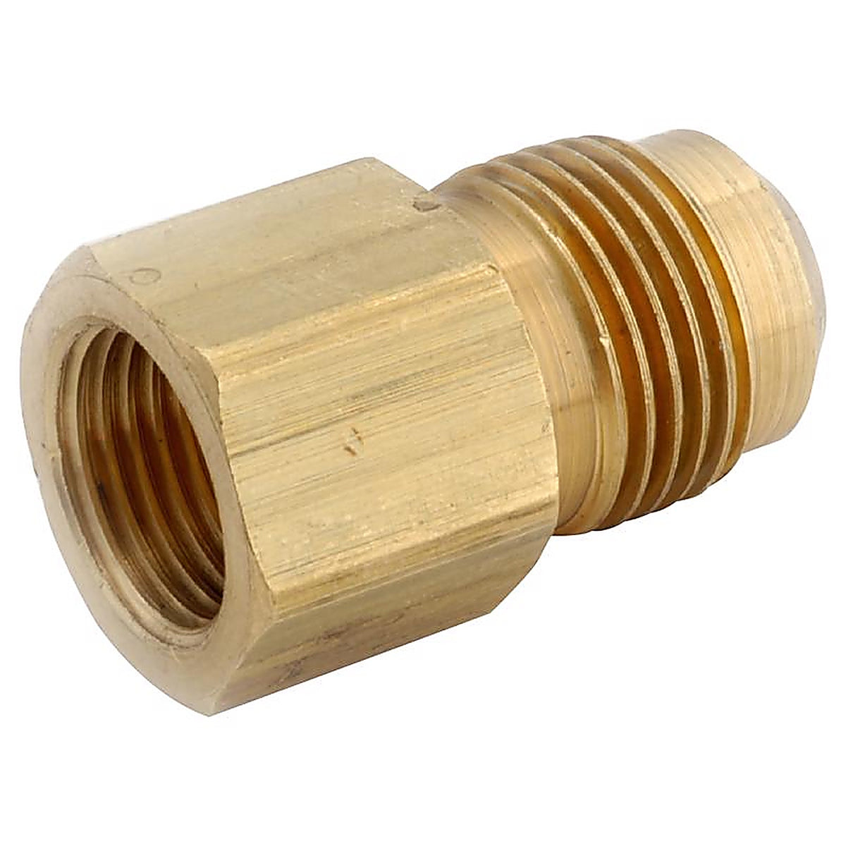 Anderson Metals - 54061-1008AH - 5/8 In. Female Flare In. X 1/2 In. D Male Flare Brass Reducer