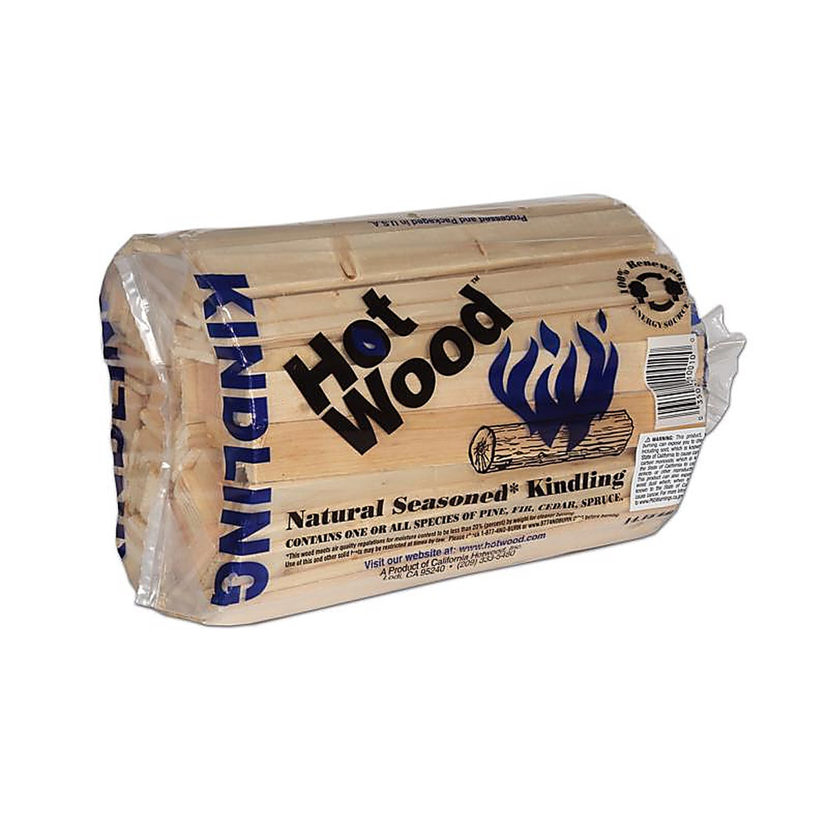 Hot Wood - C4 - Kindling Hardwood Firewood 1 Pack