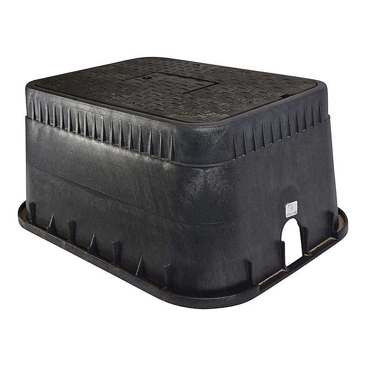 NDS - D1500-DIRB - 20 In. W X 13 In. H Rectangular Valve Box with Cover Black