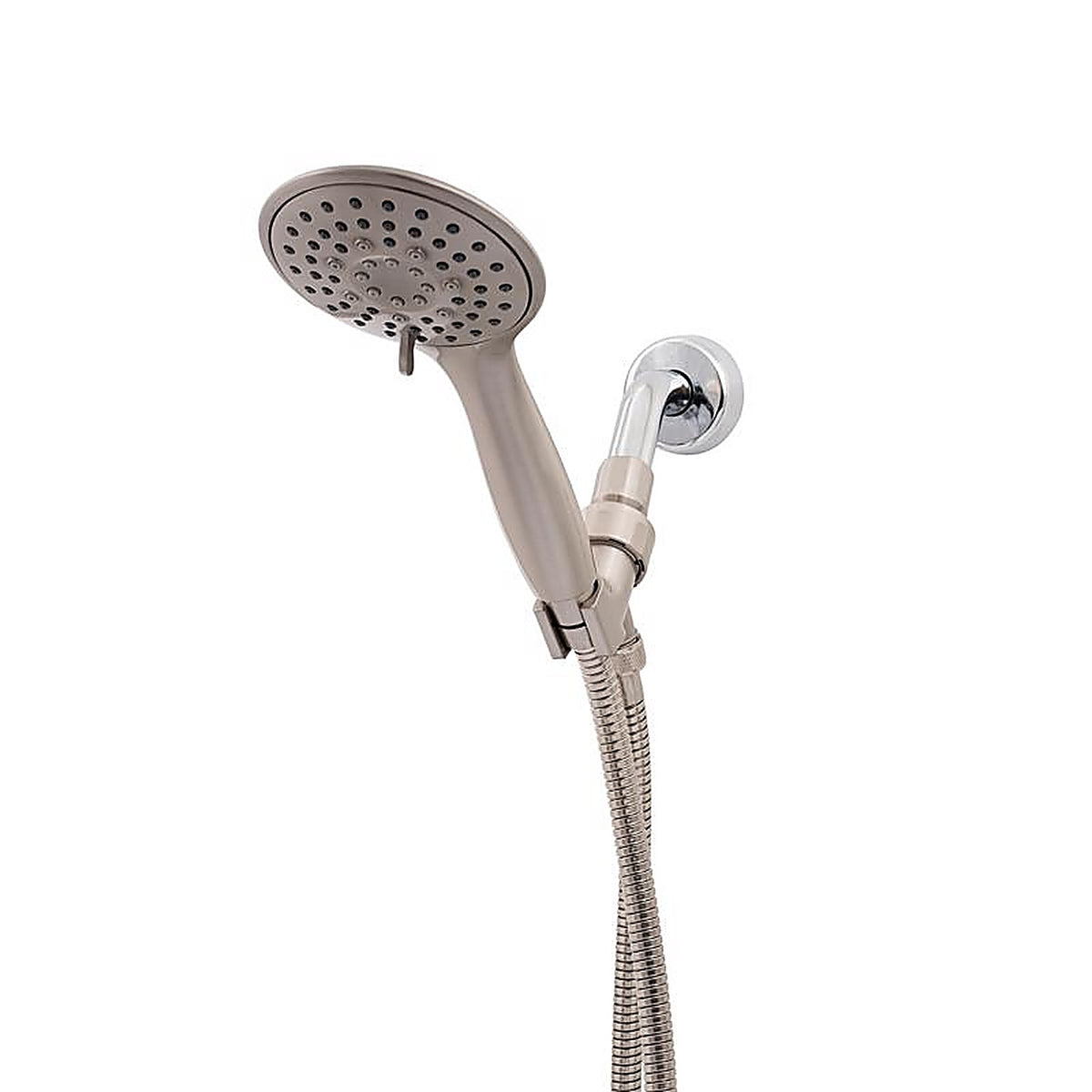 Whedon - BMH8C - Blaster Massage Brushed Nickel Plastic 5 Settings Handheld Showerhead 2 GPM