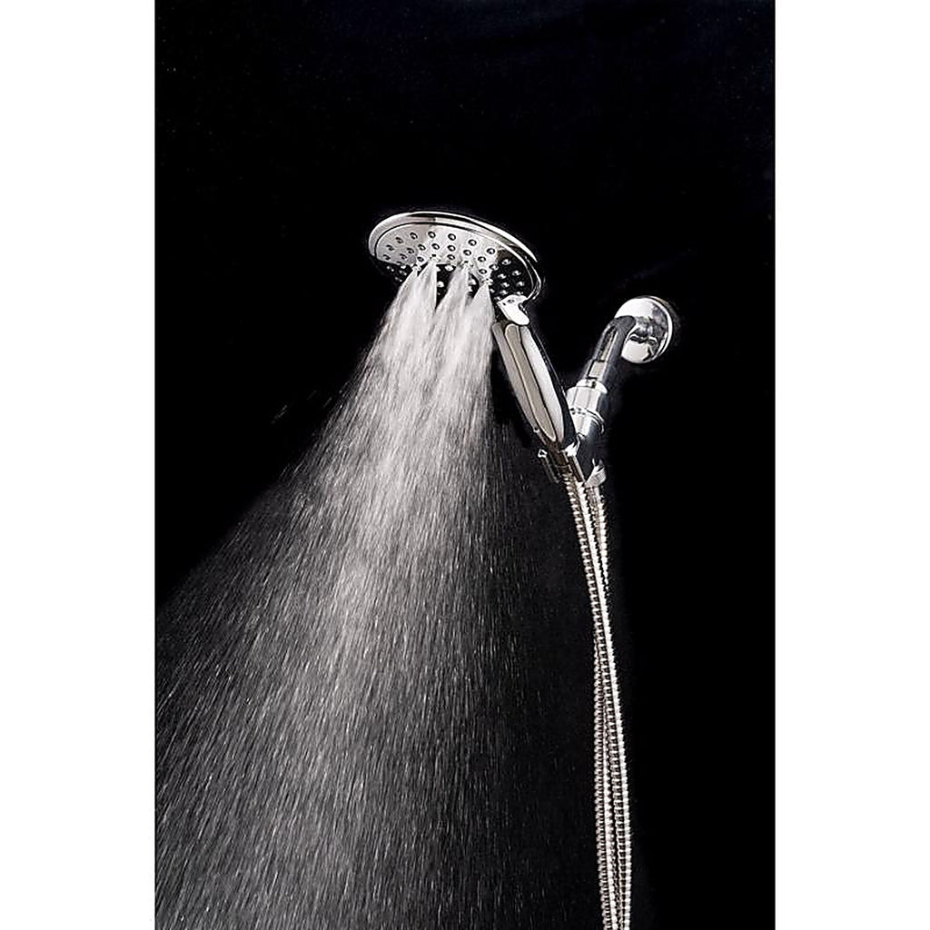 Whedon - BMH8C - Blaster Massage Brushed Nickel Plastic 5 Settings Handheld Showerhead 2 GPM