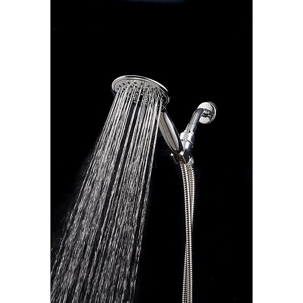 Whedon - BMH8C - Blaster Massage Brushed Nickel Plastic 5 Settings Handheld Showerhead 2 GPM