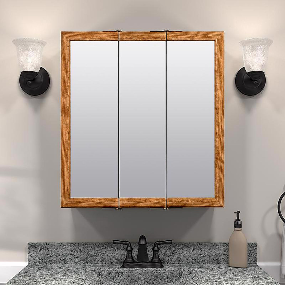 Zenith Products K24 26 in. H X 24 in. W X 4.5 in. D Rectangle Medicine Cabinet
