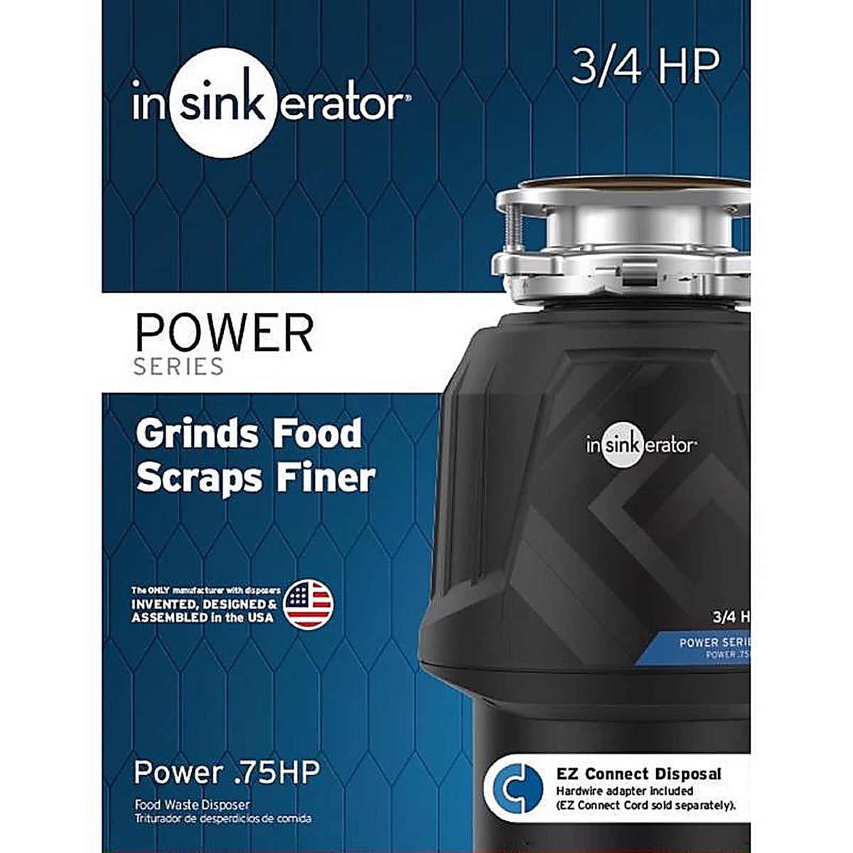 InSinkErator - 80019-ISE - Power Series 3/4 HP Continuous Feed Garbage Disposal