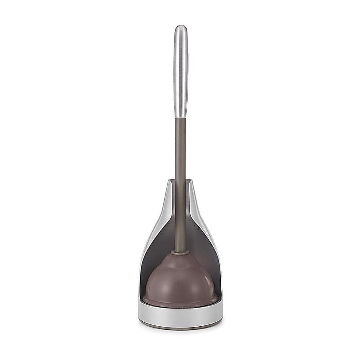 Polder - BTH-6318-47T - Toilet Plunger and Caddy 19 In. L X 5.5 In. D