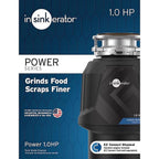 InSinkErator - 80020-ISE - Power 1 HP Continuous Feed Garbage Disposal