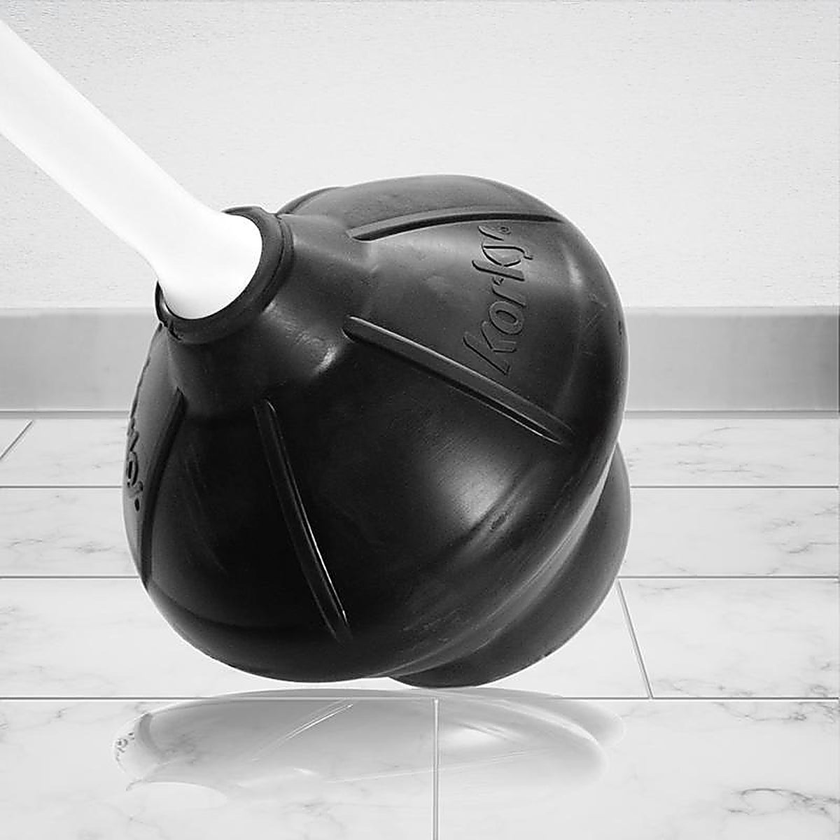 Korky - 91-4A - Toilet Plunger with Holder 23 In. L X 6.5 In. D