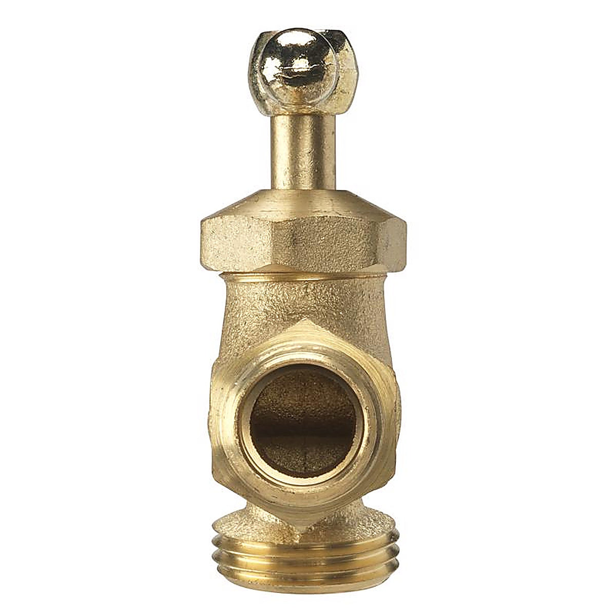 Homewerks VHBCONC3 1/2 in. MIP pc X 3/4 in. MHT Brass Hose Bibb