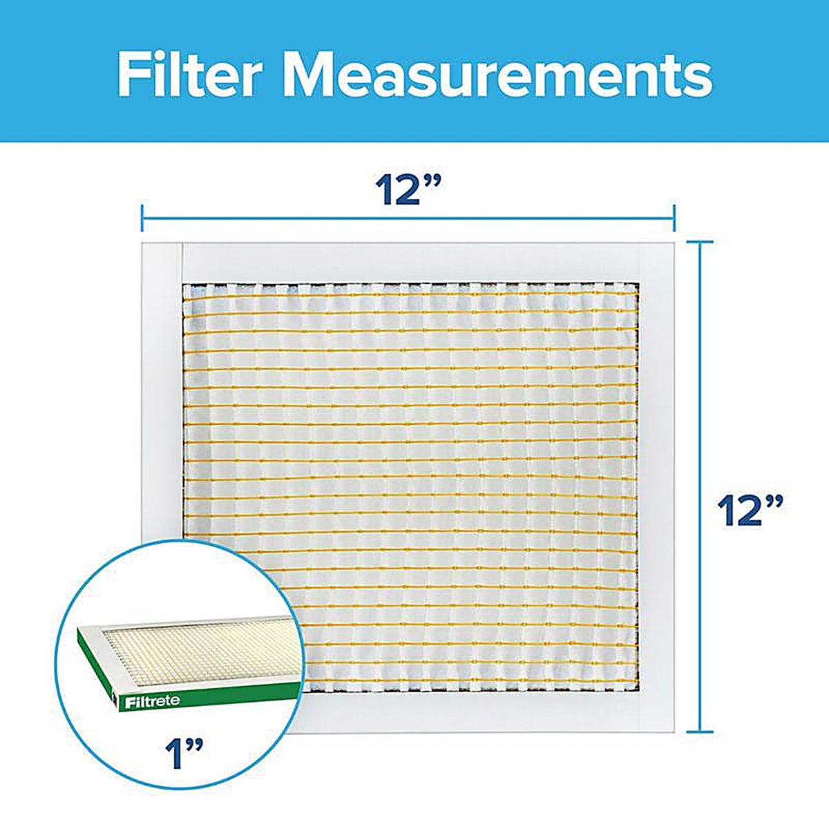 Filtrete - 710-4 - 12 In. W X 12 In. H X 1 In. Polypropylene 700 Mpr Pleated Air Filter 1 Pack