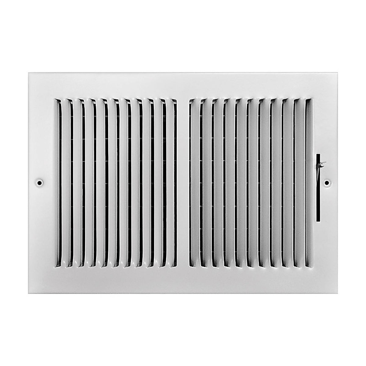 Tru Aire - C102M12X08 - 8 In. H X 12 In. W 2-Way Powder Coat White Steel Wall/Ceiling Register