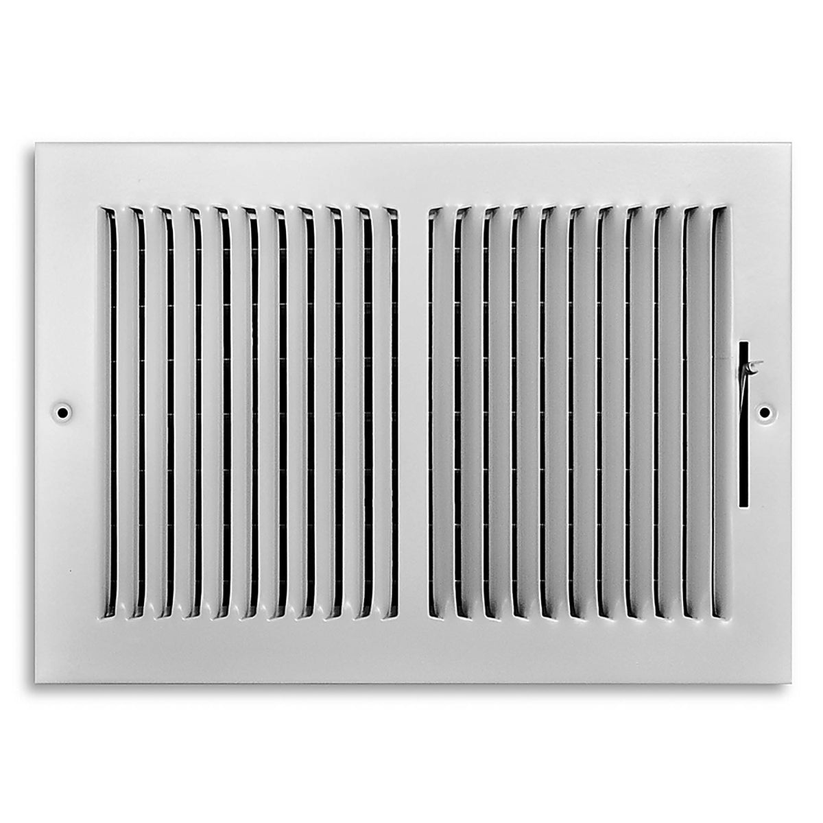 Tru Aire - C102M12X08 - 8 In. H X 12 In. W 2-Way Powder Coat White Steel Wall/Ceiling Register