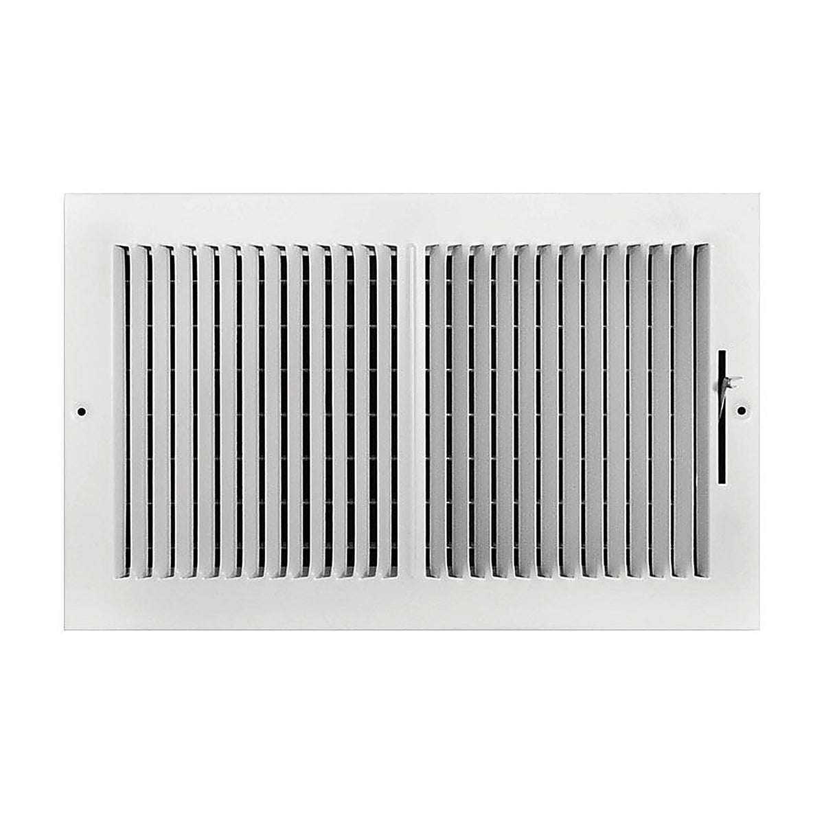 Tru Aire C102M14X08 8 in. H X 14 in. W 2-Way Powder Coat White Steel Wall/Ceiling Register