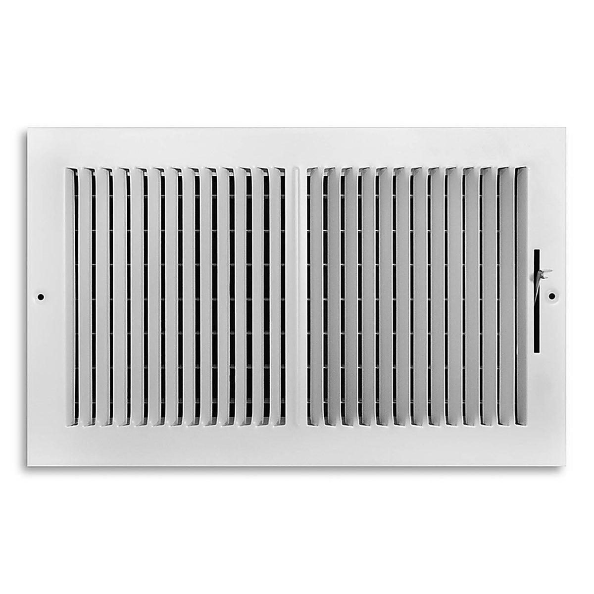 Tru Aire C102M14X08 8 in. H X 14 in. W 2-Way Powder Coat White Steel Wall/Ceiling Register