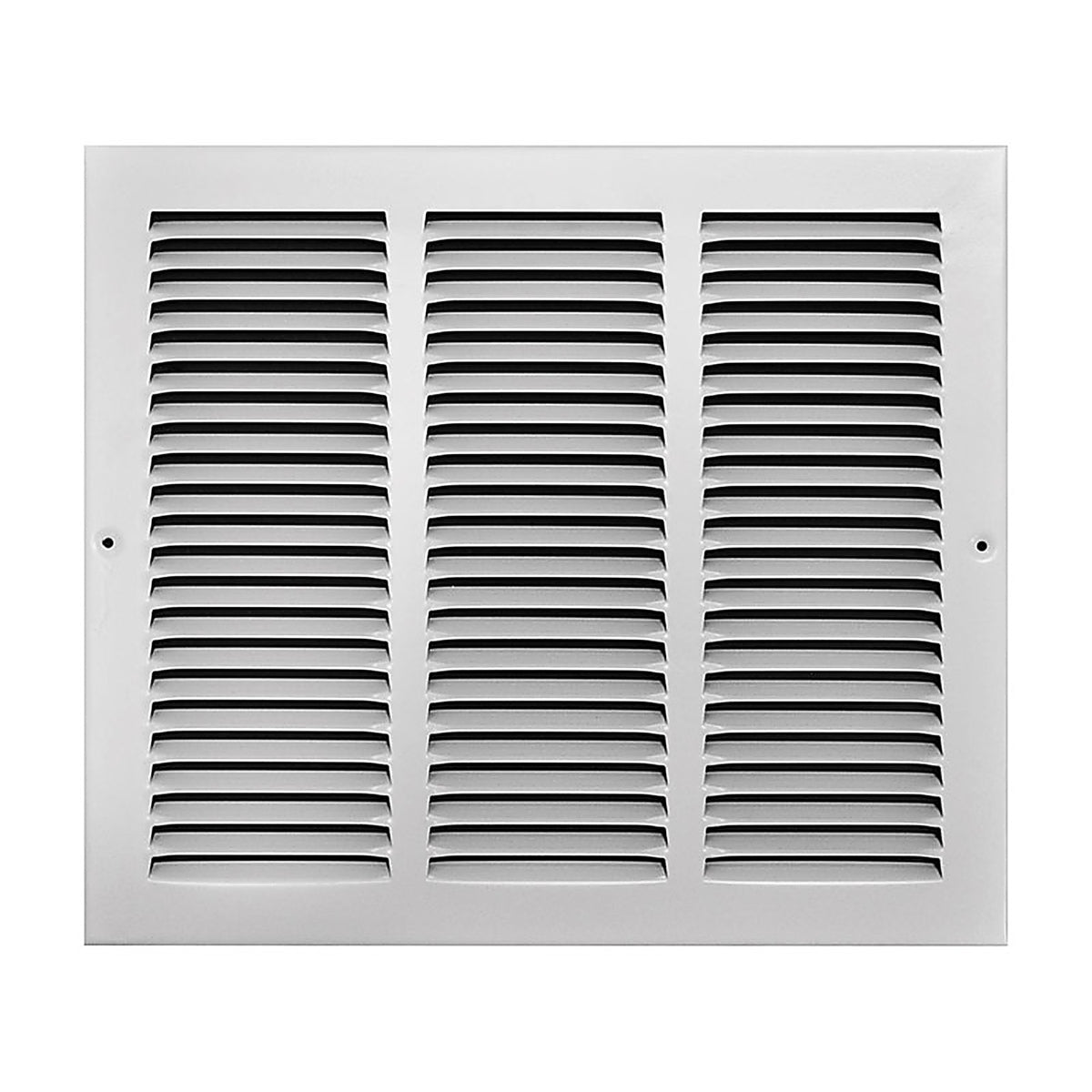 Tru Aire C17014X12 12 in. H x 14 in. W 1-Way Powder Coat White Steel Return Air Grille