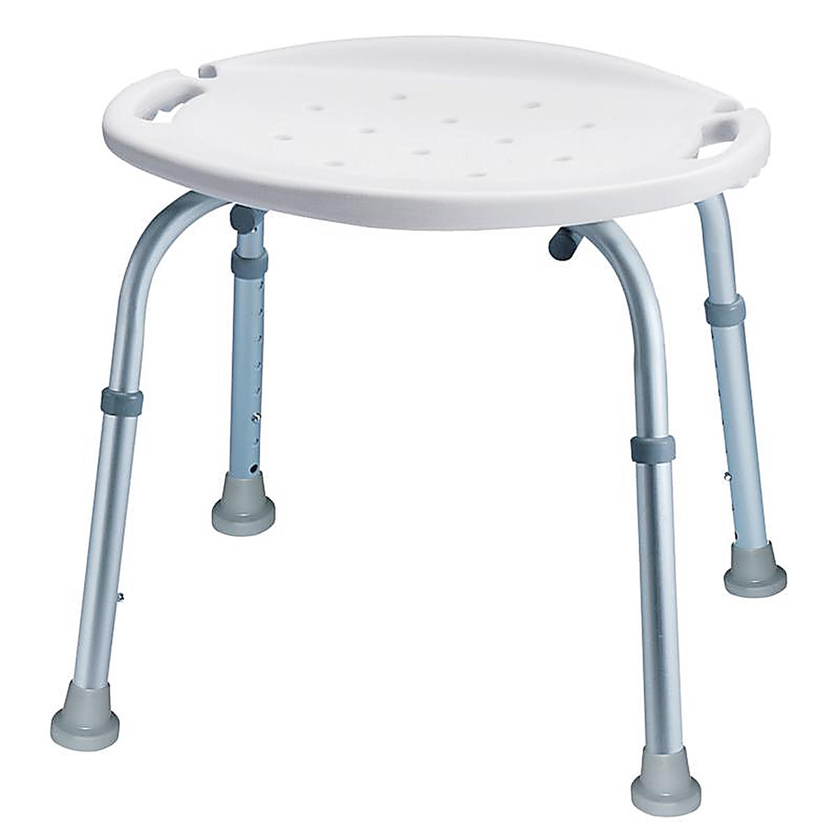 Carex - FGB75200 0000 - Health Brands Blue/White Bath/Shower Seat Aluminum 20.5 In. H X 20 In. L