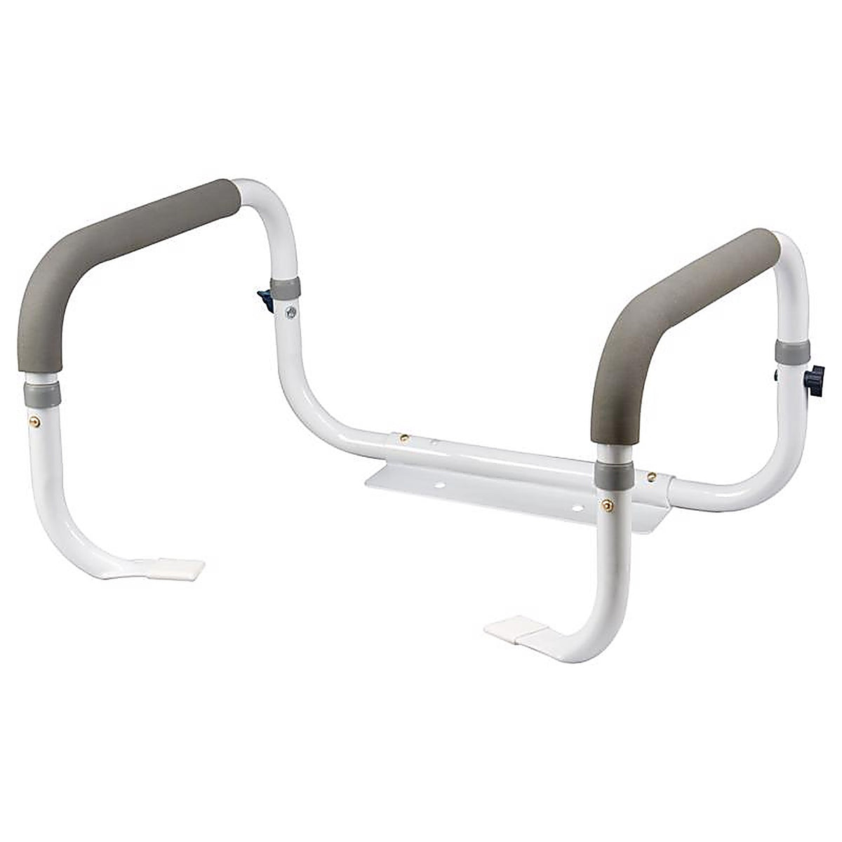 Carex - FGB36800 0000 - Health Brands White Toilet Safety Bar Aluminum/Plastic 11 In. H X 21 In. L