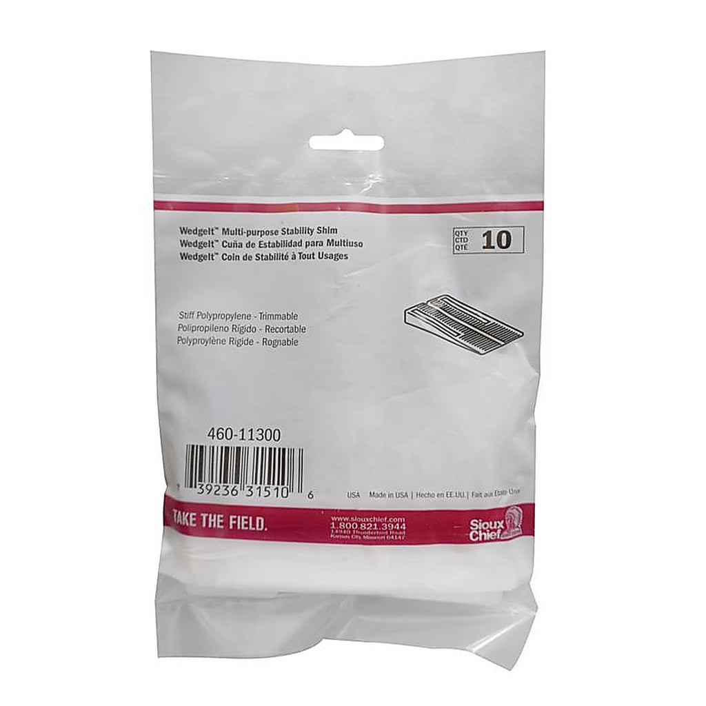 Sioux Chief - 460-11300 - Wedgeit Toilet Shims White Polypropolene