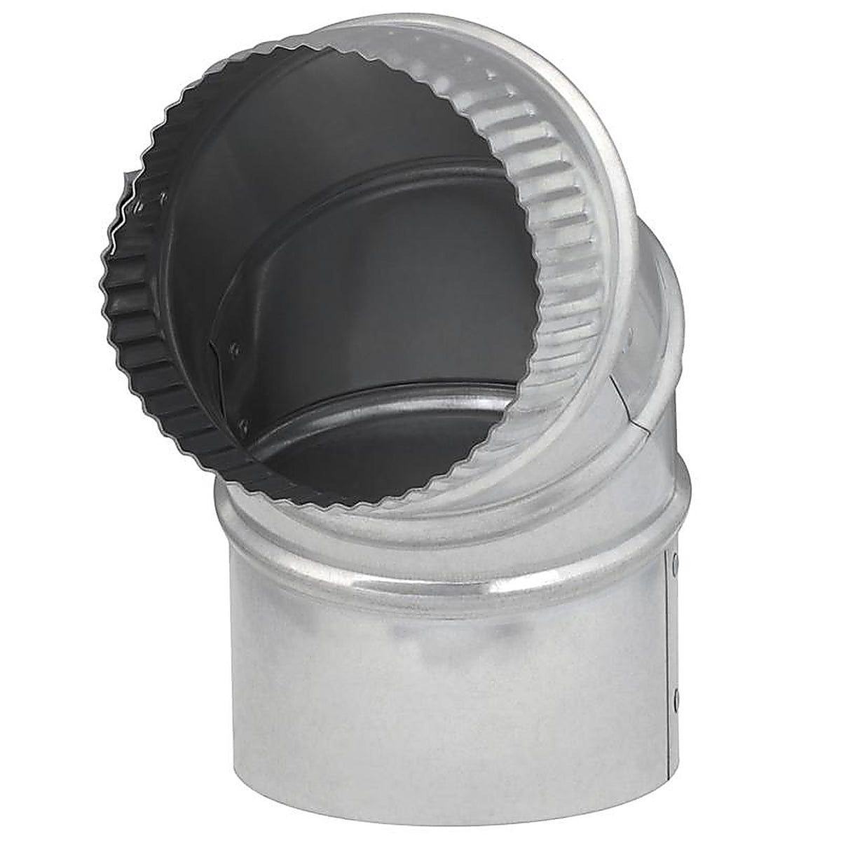 Imperial - GV0283-C - 4 In. D X 4 In. D Adjustable 90 Deg Galvanized Steel Furnace Pipe Elbow