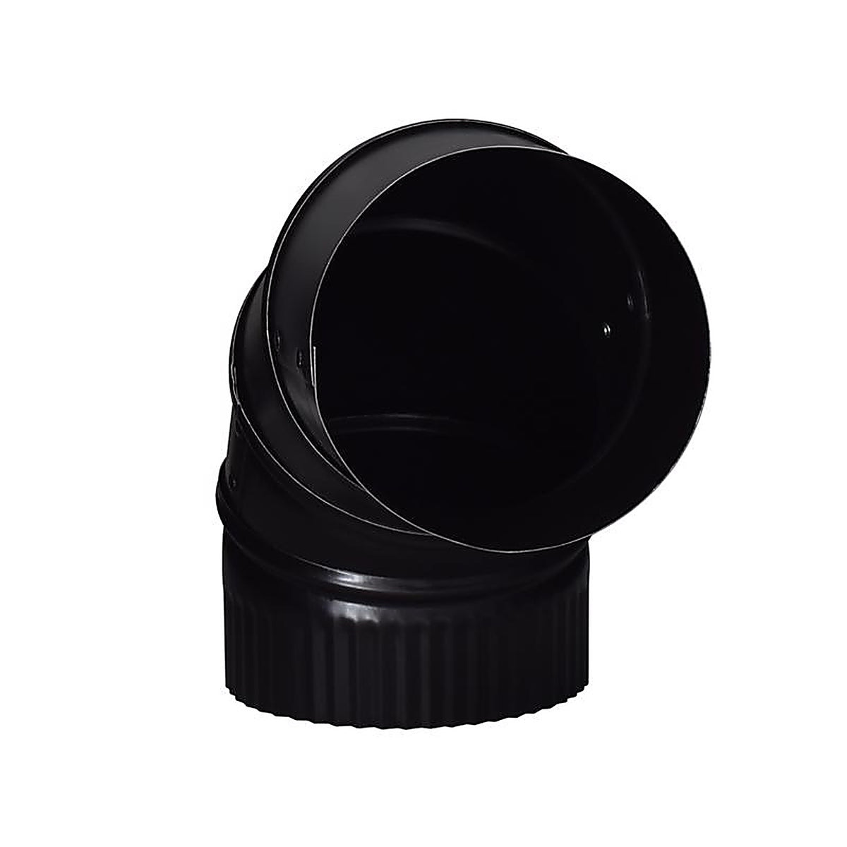 Imperial - BM0012 - 4 In. D X 4 In. D Adjustable 90 Deg Galvanized Steel Stove Pipe Elbow