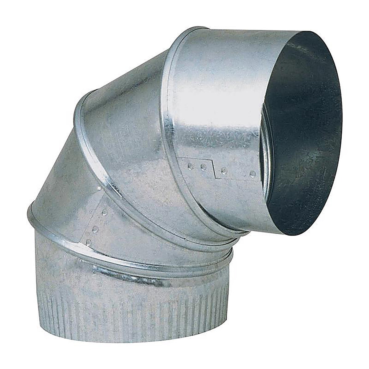 Imperial GV0322-C 3 in. Dia. x 3 in. Dia. Adjustable 90 deg. Galvanized Steel Elbow Exhaust