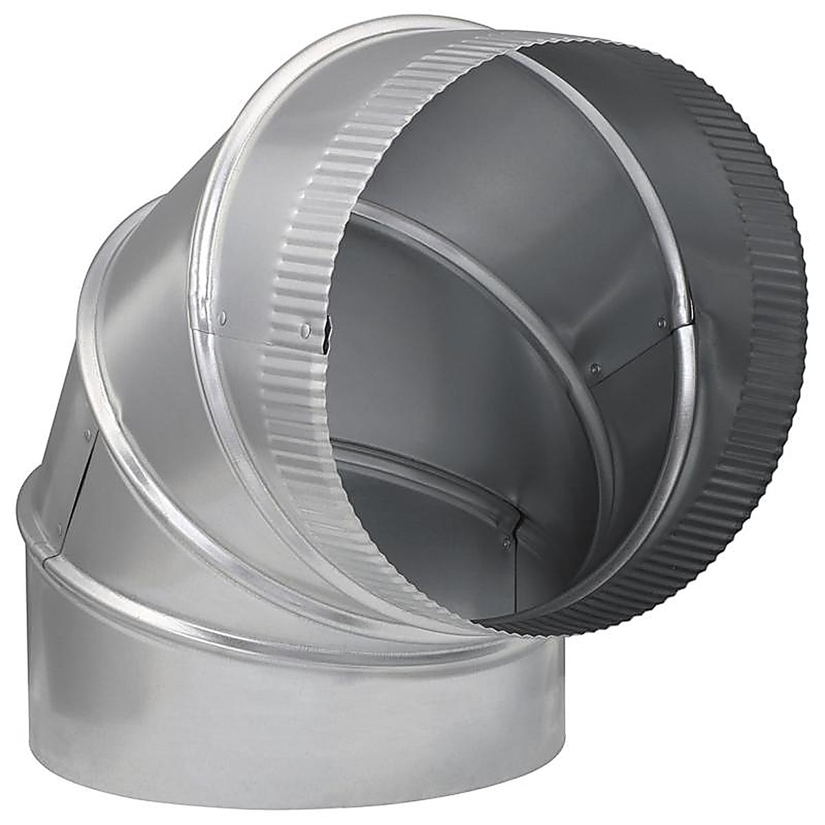 Imperial - GV0308 - 10 In. D X 10 In. D Adjustable 90 Deg Galvanized Steel Stove Pipe Elbow