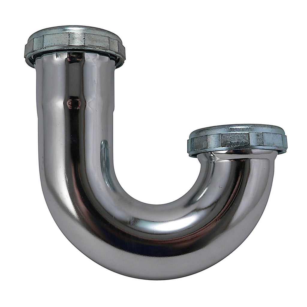 Keeney 10304CP 1-1/2 in. Dia. Brass J-Bend