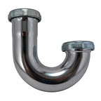 Keeney 10304CP 1-1/2 in. Dia. Brass J-Bend