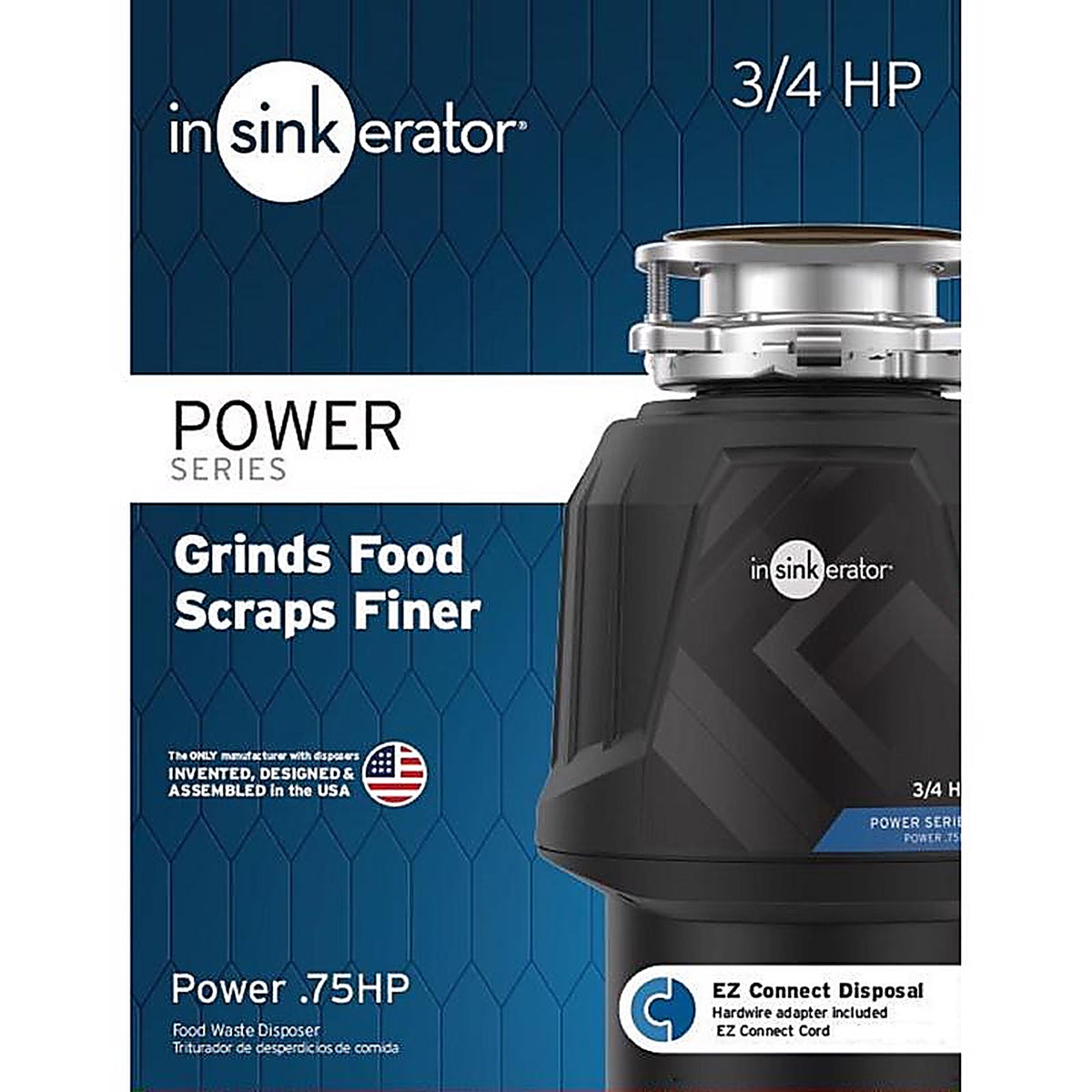InSinkErator - 79850K-ISE - Advanced Series Pro 750 3/4 HP Continuous Feed Garbage Disposal with Power Cord