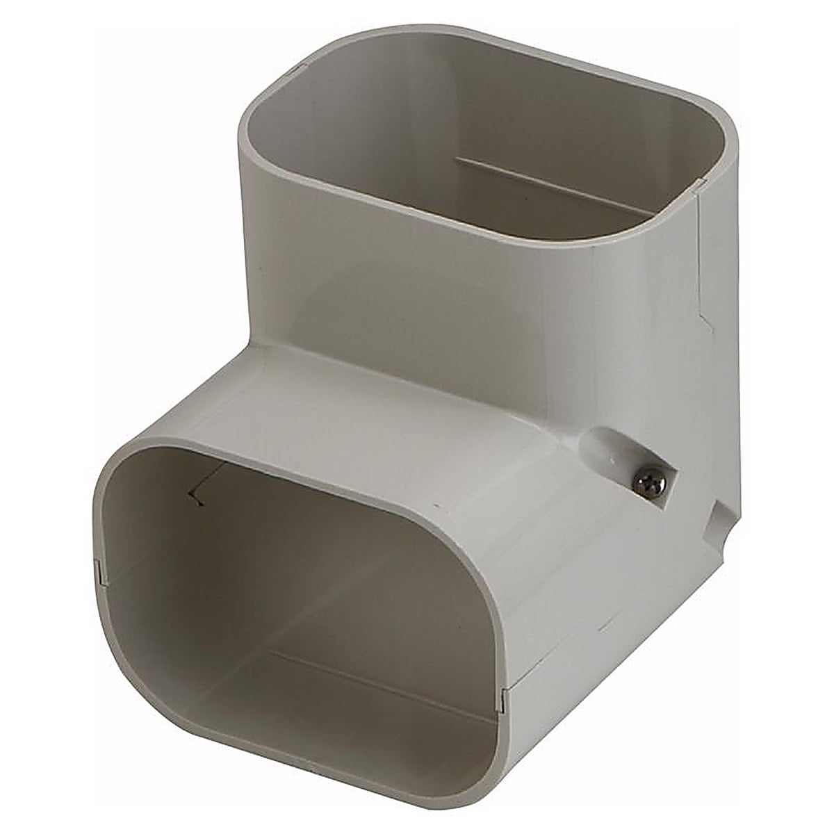 Slimduct - 86122 - Line Set Covers 4.63 In. W X 4.63 In. H Ivory