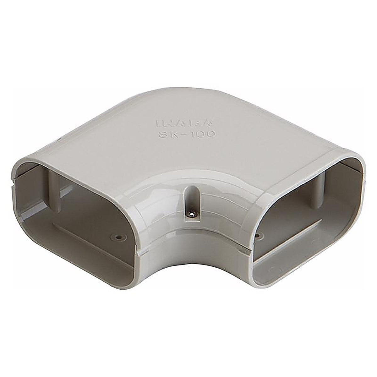 Slimduct - 86131 - Line Set Covers 6 In. W X 6 In. H Ivory
