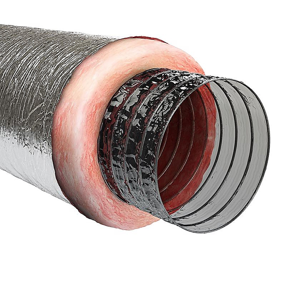 Imperial - MEA-0525-8 - R8.0 25 Ft. L X 5 In. D Silver Poly Duct