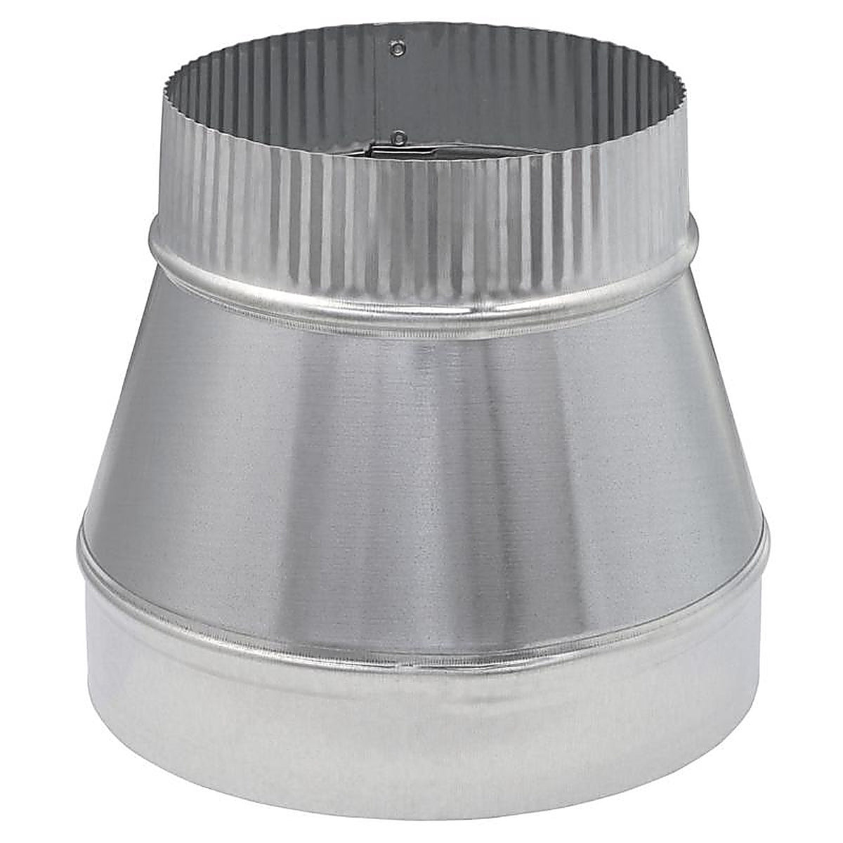 Imperial - GV0821 - 8 In. D X 6 In. D Galvanized Steel Furnace Pipe Reducer
