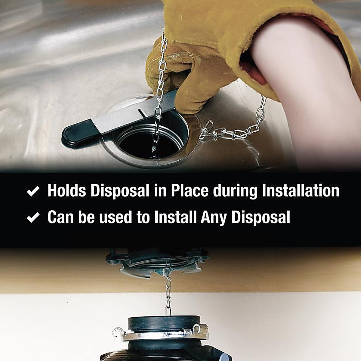 Danco - 9D00012076 - Garbage Disposal Installation Tool Stainless Steel Stainless Steel
