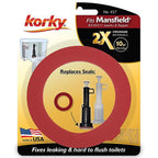 Korky - 457BP - 2X Flush Valve Seal Red Rubber for Mansfield