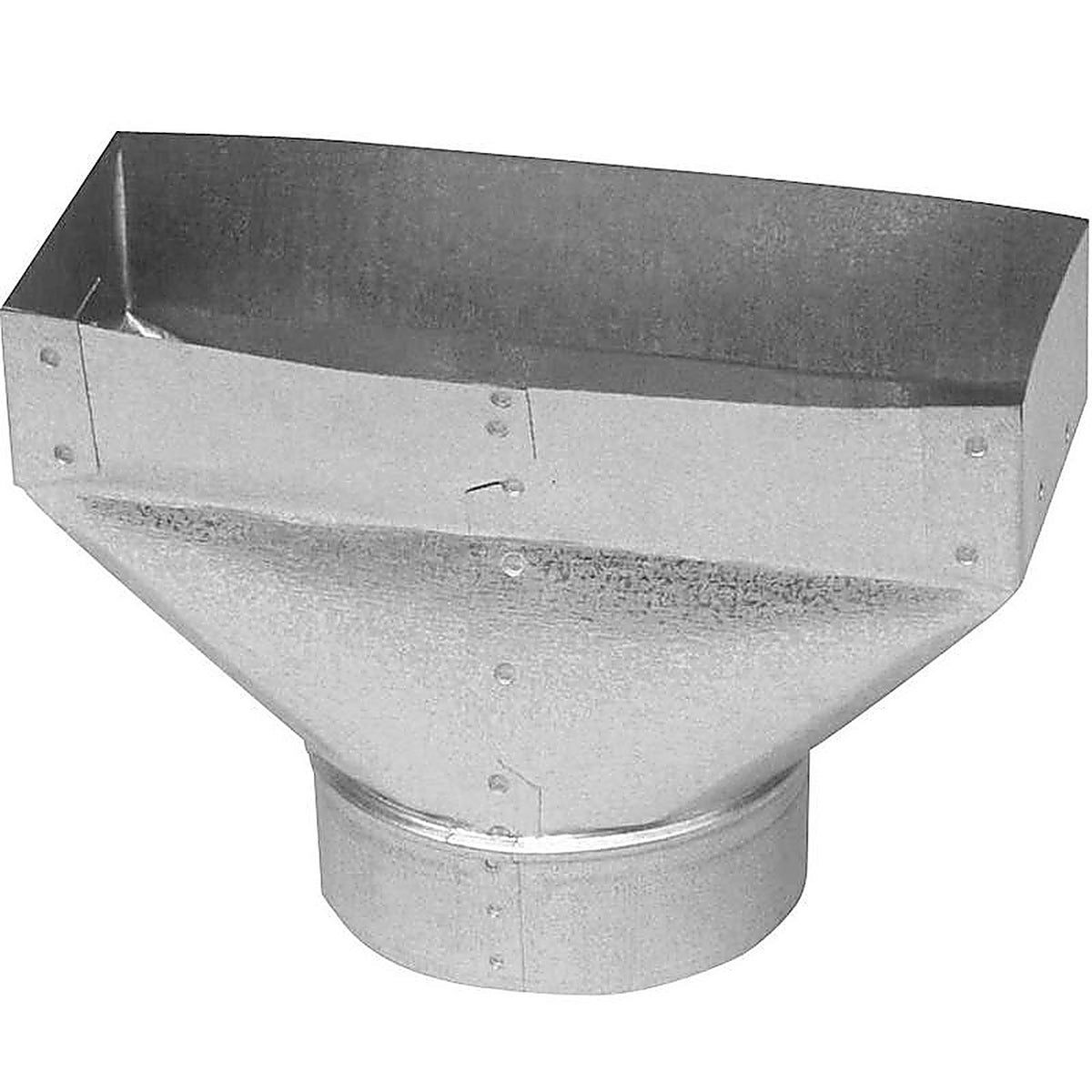 Imperial - GV0707 - 10 In. H X 6 In. W Galvanized Steel Register Boot
