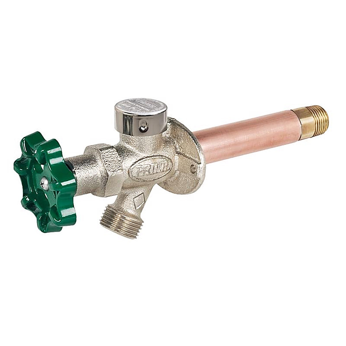 Prier - C-144D14 - 1/2 In. MPT X 1/2 In. Sweat Anti-Siphon Brass Freezeless Wall Hydrant
